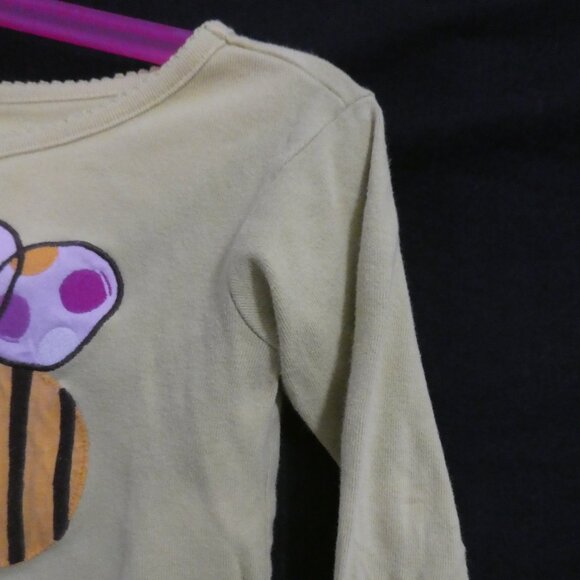 BABY GAP - Toddler | 2 years | Bright Lime Green Long Sleeve Shirt | Bee Front - Picture 6 of 16